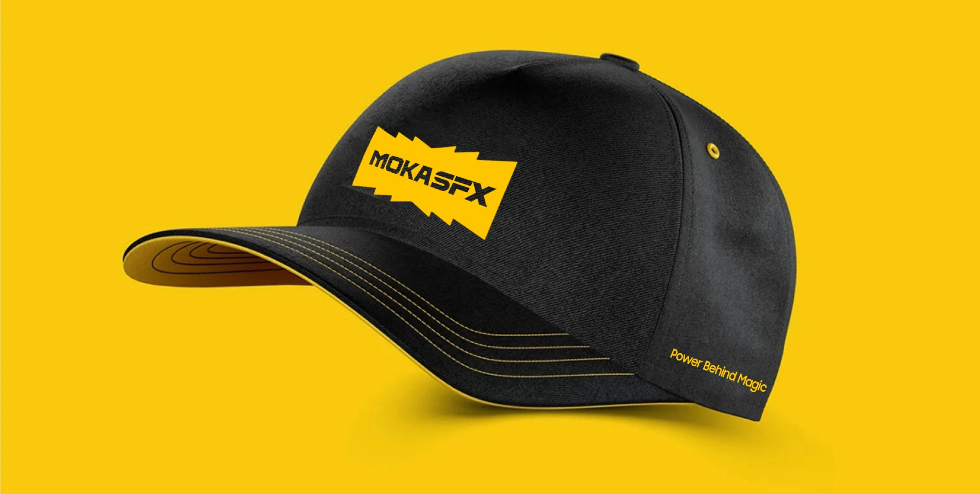 MokaSFX Logo 的帽子应用提案