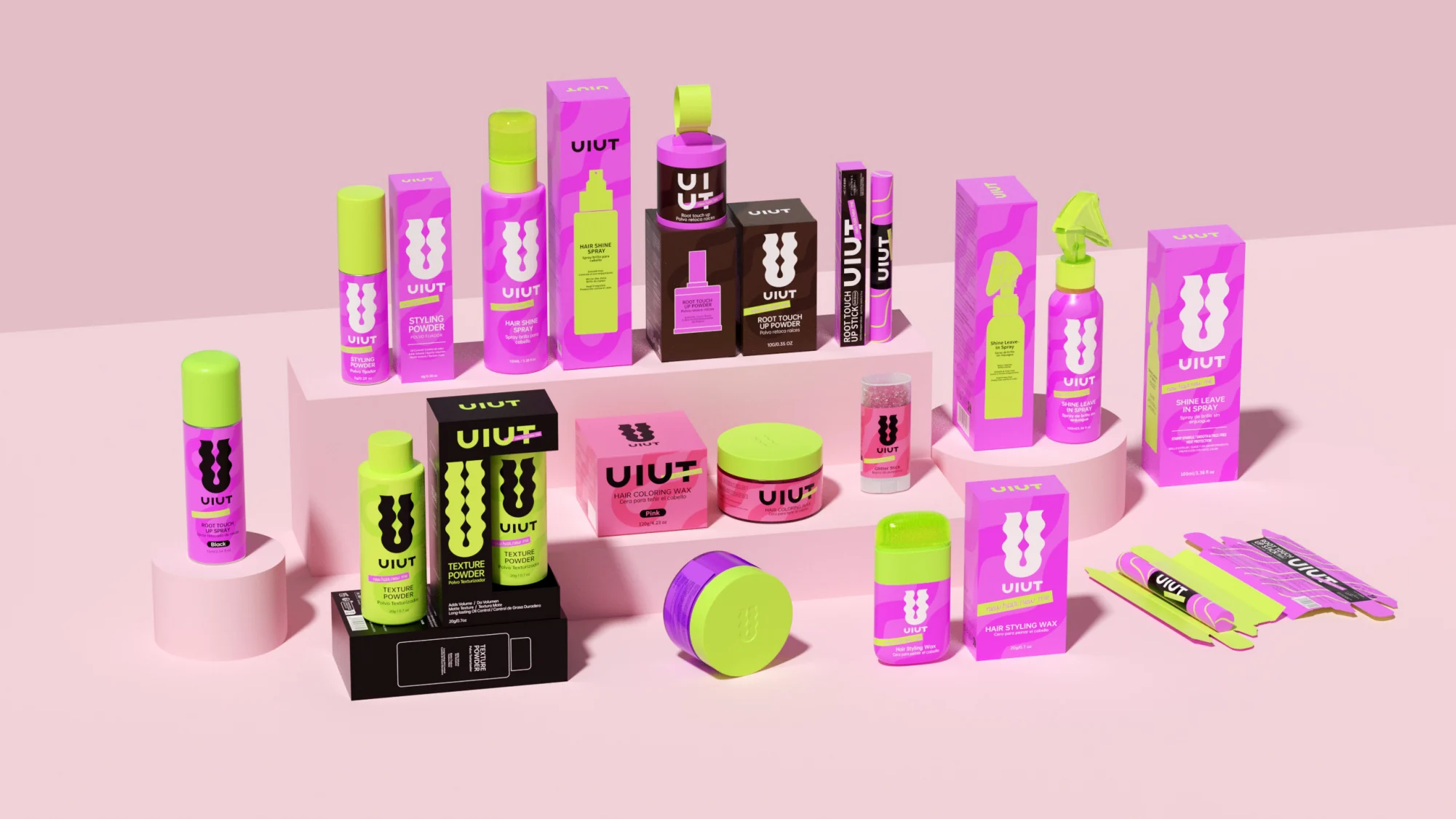 UIUT Logo 在系列包装上的设计应用